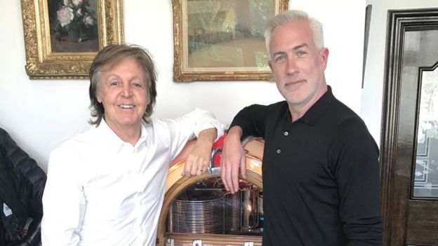 Sir Paul McCartney and Matt Everitt