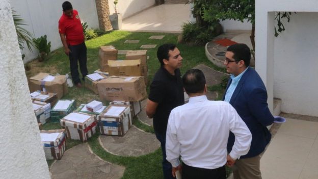 Las autoridades bolivianas allanaron este martes las oficinas de la aerolínea Lamia en Santa Cruz, Bolivia.