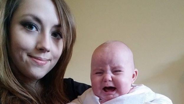 Holly Brockwell with her niece