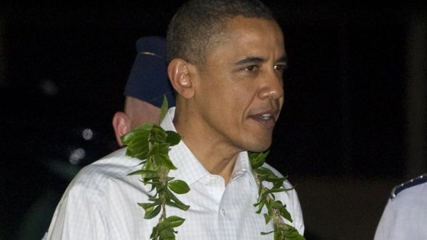 Obama in Hawaii