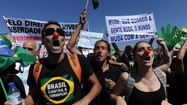 Protesto contra a corrupção em 2011