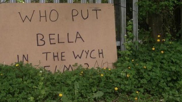 Otro cartel con la pregunta