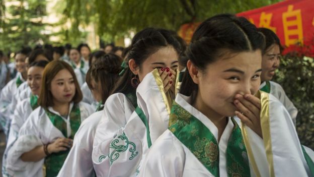Estudiantes chinas
