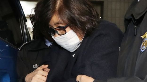 Ms Choi has returned from abroad to face questioning