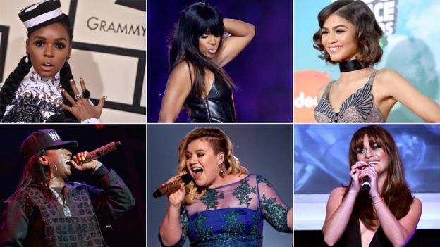 Janelle Monae, Kelly Rowland, Zendaya, Lea Michele, Kelly Clarkson and Missy Elliott