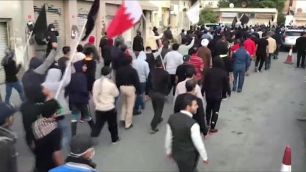 مظاهرات في البحرين