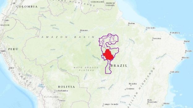 Mapa Xingu