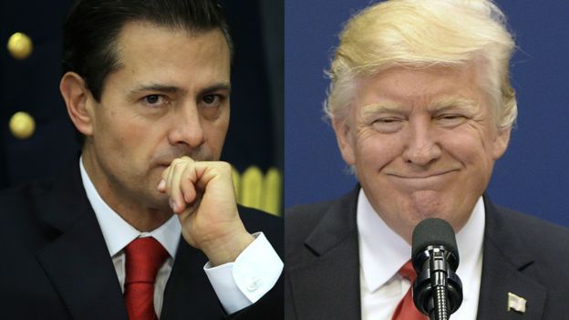 Enrique Peña Nieto y Donald Trump