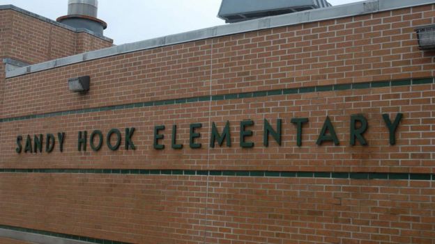 Outside shot of Sandy Hook Elementary School