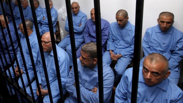محاكمة متهمين ليبيين قبل عامين