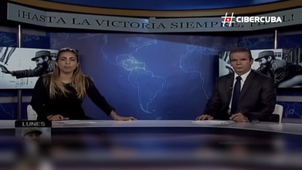 Presentadores de la televisión cubana.