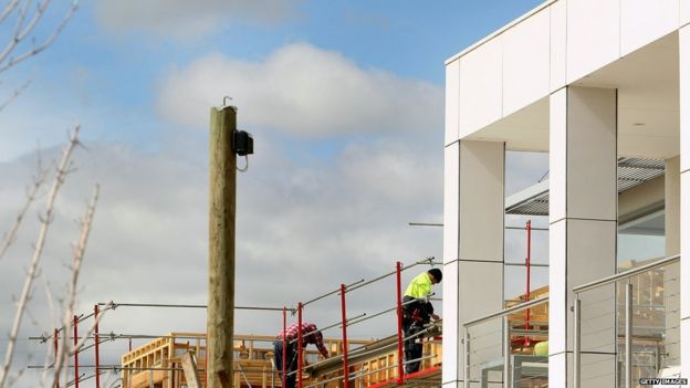 A new apartment building under construction in Australia