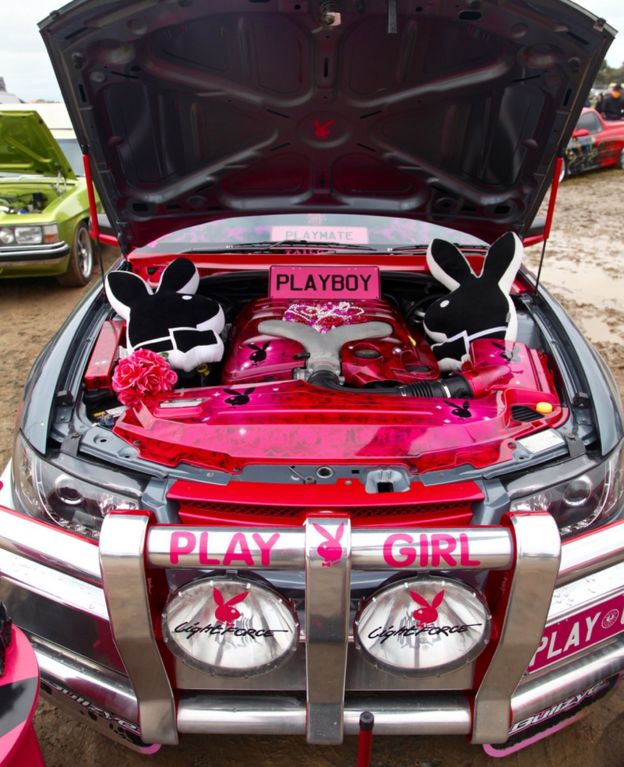 Playboy-themed ute
