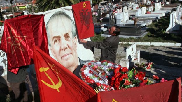 Enver Hoxha grave in Tirana