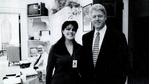 Bill Clinton y Monica Lewinsy