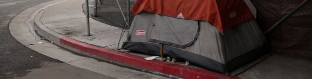 Палатка на улице Сан-Франциско