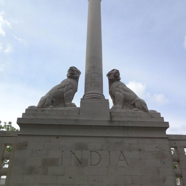 The Indian war memorial at Neuve Chapelle, France