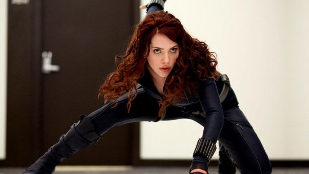 Black Widow (Scarlett Johansson) is a major presence in the Avengers movies, but its not merchandise