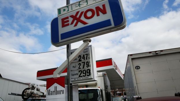 محطة غاز لشركة أكسون موبيل