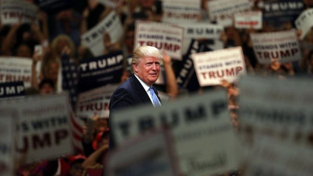 Donald Trump en Anaheim, California