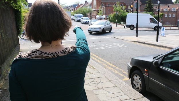 Scene of Imogen's accident