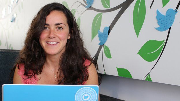 Patricia Cartes, global head of online safety outreach at Twitter, seated