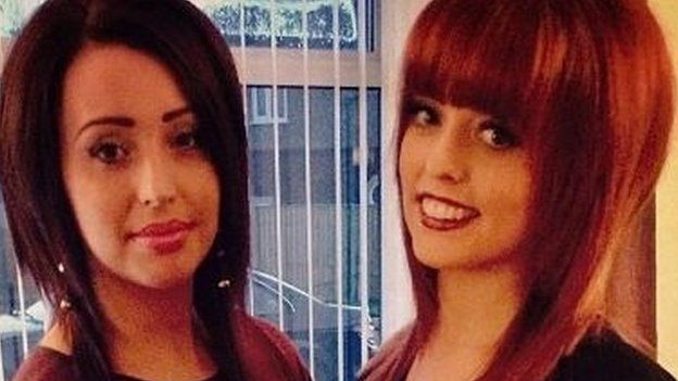 <b>Chloe Gazzard</b> (left) said her sister Hollie was her best friend - _76291270_photo1