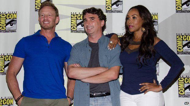 Ian Ziering, Anthony C. Ferrante and Vivica A. Fox