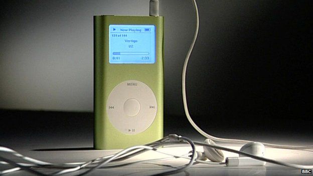 Photo of green iPod