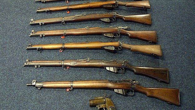 Northamptonshire Police Amnesty Weapons Handed In BBC News