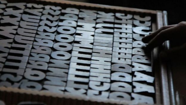 Large Scale Letterpress Printer Gives Voice To Bradford BBC News