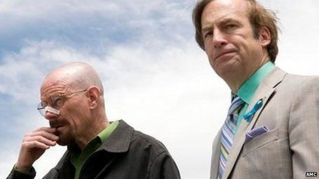 Bob Odenkirk and Bryan Cranston