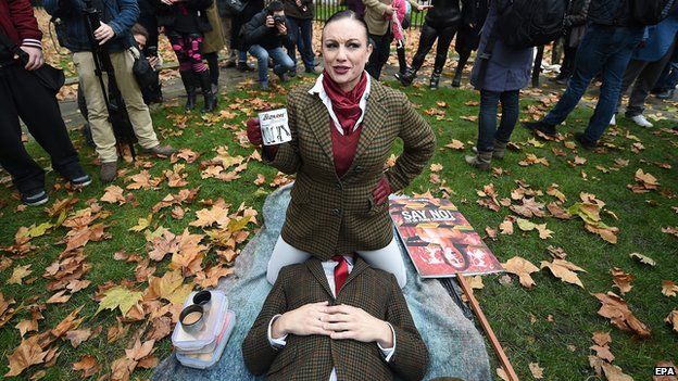 Why Are People Face Sitting Outside Parliament Bbc Newsbeat 