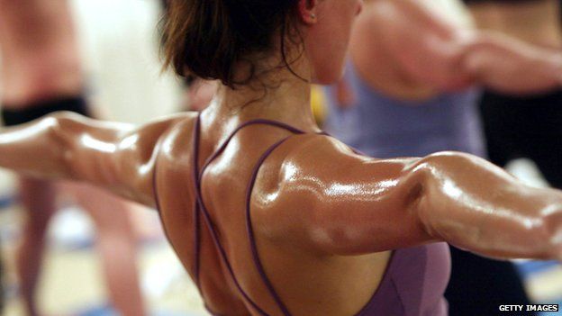 Woman doing yoga