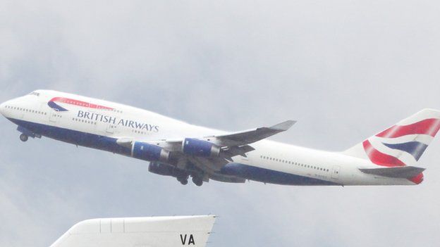 BA flight