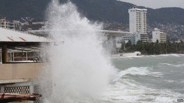 Mexico S South West Braces For Tropical Storm Carlos BBC News