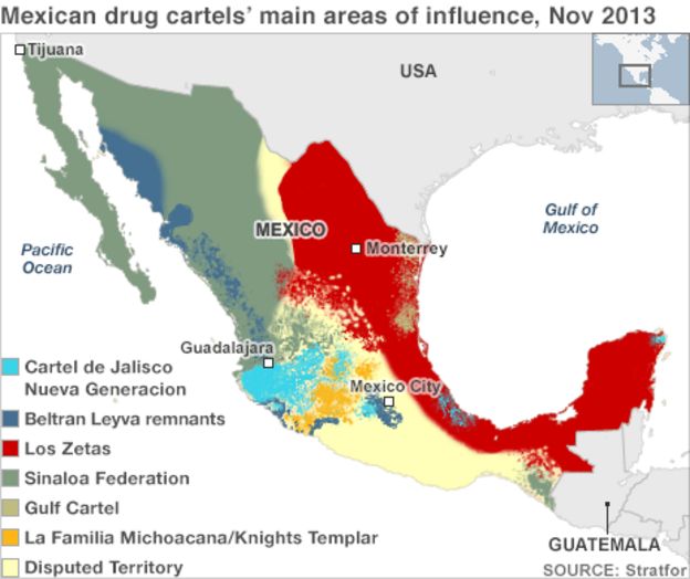 Mexico Safety Map 2013