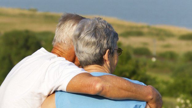 Elderly couple