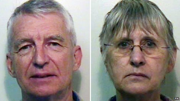 Image caption Michael Brewer and his ex-wife Hilary Brewer were found guilty of abusing Frances Andrade - _74150208_74150207