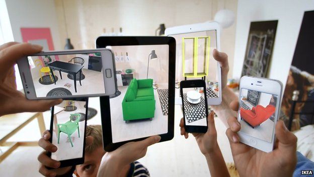 Cameras show Ikea's augmented reality at work
