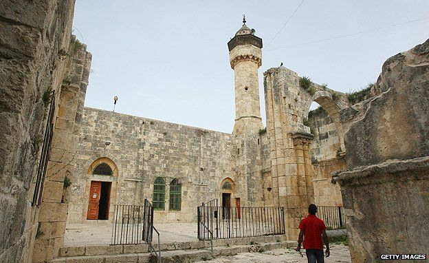 Ottoman-era mosque in Sebastia, near Nablus on the West Bank