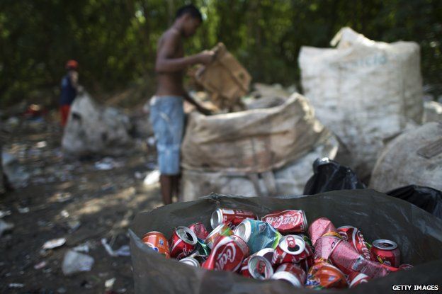 Striking gold - at a rubbish dump - BBC News