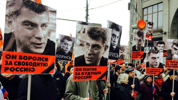 Pro-Nemtsov rally, 1 Mar 15