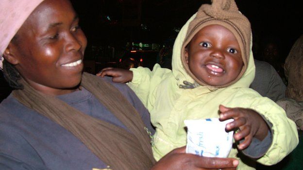 Wesley and and mother