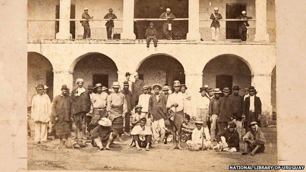 Imagen de prisioneros de guerra paraguayos