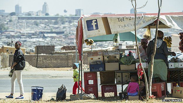 Street vendor in Johannesburg