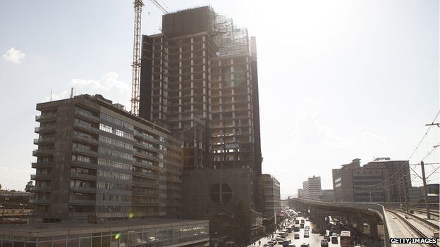 Construction in Addis Ababa
