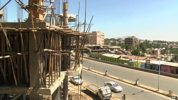 Construction in Addis Ababa