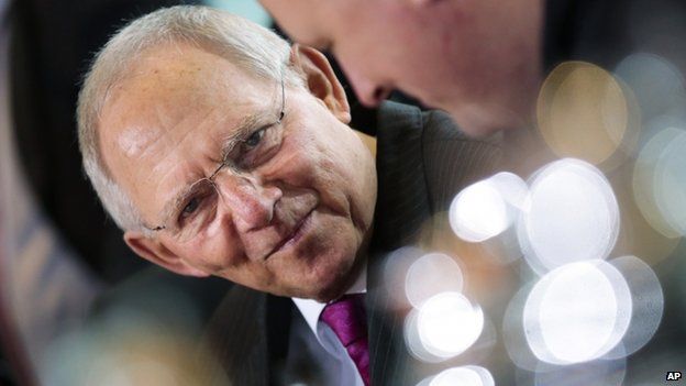 German Finance Minister Wolfgang Schaeuble (file pic)