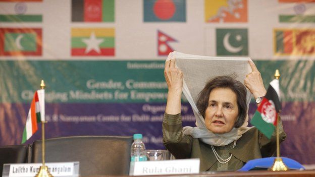 Afghanistan first lady Rula Ghani talked about Farkhunda at an international conference in Delhi